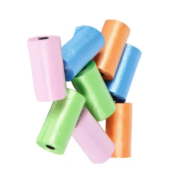 Barvo Naključno Prenosne Otroške Plenice Opustiti Vrečko Roll Domov Zunanji Enkratno Uporabo Plastičnih Smeti Vrečke