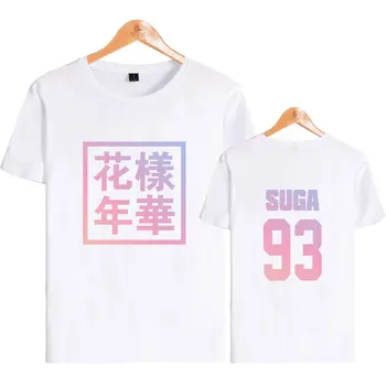 Jungkook Unisex Majica Kpop Jimin Suga Tshirt V 95 T-shirt Bangtan TATA MANG Majica Harajuku Bangtan Fantje 94 97 92 T Srajce