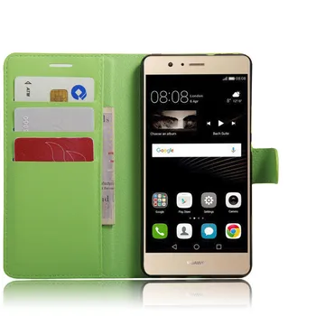Za Huawei P9 Lite 5.2 Flip Primeru Denarnice Kritje za Huawei G9 Lite Luksuzni Stoji Telefon Primeru Usnje Fundas Imetnika kartice Odbijača
