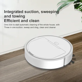 Robot Sesalnik Samodejni Inteligentni Sesalnik 3-V-1 Smart Wireless Pometanje Suho Mokro Čiščenje Pralni Doma Dobave