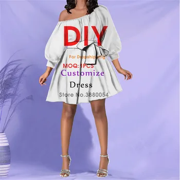 Noisydesigns Po Meri Moda Za Ženske Obleke Poletje Obleko Za Ženske Elastične Dame, Oblačila Maxi Vestido Debelo Dropshipping