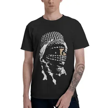 Palestina Intifada Majice s kratkimi rokavi Moški, Kratek Rokav, Bombaž majica s kratkimi rokavi Shrani Palestinskih Tees Vrh Grafični Tshirt Ideja za Darilo