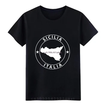 Moške Sicilia Design t shirt ustvariti S-3xl ulične Darilo moda poletje Edinstveno majico