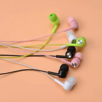 Macaron Barva Žice Nadzor Slušalke Z Micphone Uporabo Za Tla Digitalnih Izdelkov, Ergonomska Oblika Slušalk