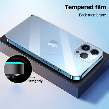 Kaljeno steklo, varnostno steklo za iPhone 13 12 11 pro max kaljeno zadnji film za iPhone 12 13 mini zaščitnik zaslon za iPhone 11 13