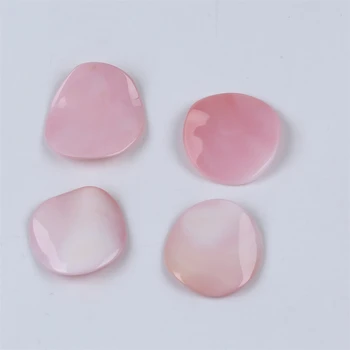 30-35 mm naravno roza barve Mabe pearl ukrivljeno krožno kraljica conch za izdelovanje nakita