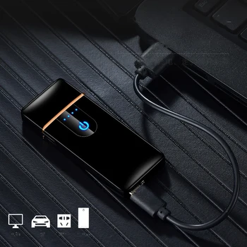Ultra-tanek, Kompakten Pametni Senzor na Dotik občutljiv Volfram Žice za ponovno Polnjenje Lažji Vse-v-enem Prenosni USB Polnilne Lažji