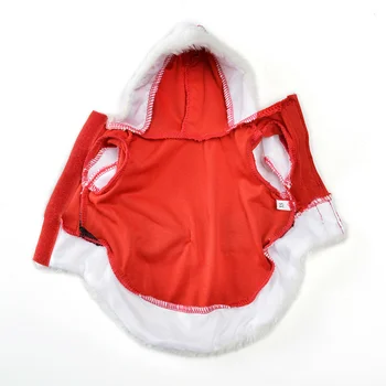 Santa Božič Kostum, Obleke za Hišne Majhne Pse Pozimi Pes Hooded Suknjič Jopiči Kuža, Mačka Oblačila Chihuahua Yorkie Obleko