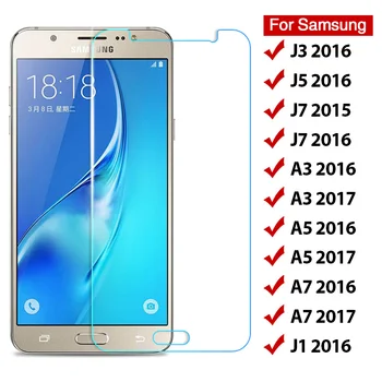 Kaljeno Steklo Za Samsung Galaxy J3 J5 J7 J1 2016 9H Zaščitnik Zaslon Za Samsung A3 A5 A7 2017 Trda Zaščitna Spredaj Film