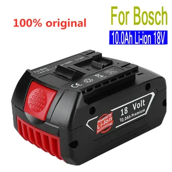 18V10000mAh za ponovno Polnjenje Za Bosch 18V Akumulator Backup10.0A Prenosni Zamenjava BAT609 lučka+3A Baterija Polnilnik