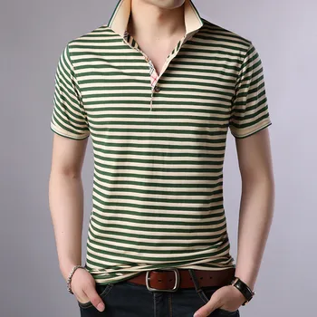B1234-Poletje nove moške majice barva slim trend priložnostne kratka sleeved moda