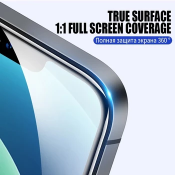 9D Polno Kritje Stekla Za iPhone 11 12 Pro XS Max X XR 12 mini Zaščitnik Zaslon iPhone 8 7 6 6S Plus Kaljeno Steklo Film Primeru