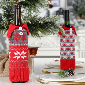 PATIMATE Božič Steklenico Kritje Božično Dekoracijo Za Dom 2021 Božični Okrasek Navidad Noel Darila Srečno Novo Leto 2022