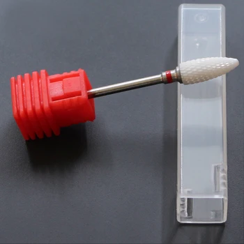 Keramična Šoba Nail Art Drill Bit Mlin Rezalnik Za Nohte Električni Vrtalnik Manikura Napravi Opremo Odstranite Akril lak