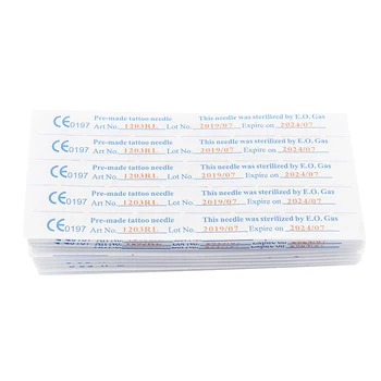 50PCS Strokovno 0,3 mm Tatoo Igle 4RL Krog Linijskih Sterilizirajte Tatoo Igle iz Nerjavnega Jekla Material Brezplačno Shippin