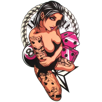 2pcs 3d Seksi ženska Začasni Tattoo Nalepke iger na Srečo Ponaredek Tetovaže Tatoo lepoto Taty Nepremočljiva roko Body Art Ličila