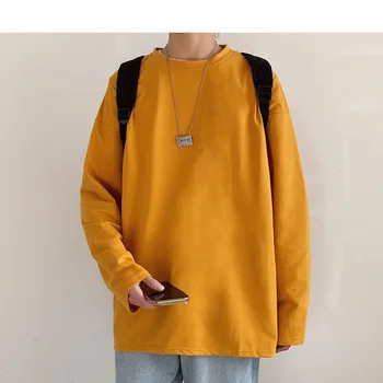 Prevelik Trdna 12 Barv Pulover S Kapuco Za Moške 2021 Mens Ulične Harajuku Sweatshirts Dolg Rokav Korejski Oblačila