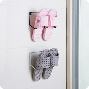 2018 wall-mounted prilepite železa čevelj rack preprost čevelj shranjevanje rack Drenažo prezračevanje kopalnica wall copate polica