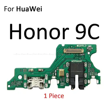 Moč Polnjenja Priključek, Vtič Vrata Dock Odbor Z Mikrofonom Flex Kabel Za HuaWei Honor 8S 9C 9A 9S 9X Pro Premium 10X Lite