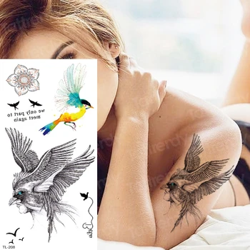 Otroci tatoo začasno telesu tattoo nalepke risanka živali, lisica mačko začasne tetovaže za otroke dekleta tattoo ponaredek tatoos zapestje