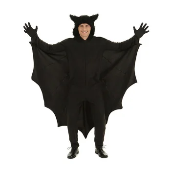 Otroci Cosplay Bat Kostume S-4XL moški ženske Vampir Oblačila Družino Fancy Obleko za noč Čarovnic Starševstvo Jumpsuits Čarovnica Oblačila, Rokavice