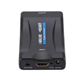 1080P HDMI je združljiv S SCART Video Audio Upscale AV Pretvornik Signala Adapter HD Sprejemnik Za DVD, Na Nebu Polje, Za STB
