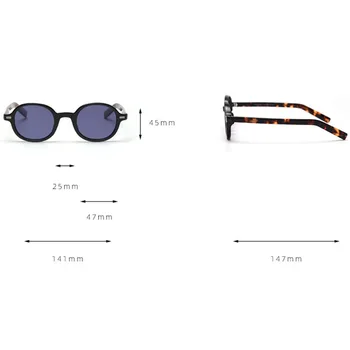 Swanwick retro polarizirana sončna očala za moške črno modra ovalne sončna očala ženske TR90 okvir acetat dodatki za Poletne vroče prodajalec