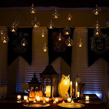 3pcs LED Sveča, Luč Utripa Brezplamensko Čaj Luči Ponoči luči Za noč Čarovnic, Božič Poroka Doma Dekor Baterijski pogon