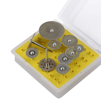 10pcs Rotacijski Orodje Pribor Diamond Cut Off Kolo Disk Ustreza Dremel Rotacijski Orodja
