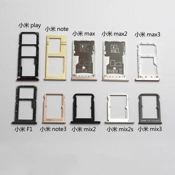 Pladenj za Kartico SIM Reže Imetnik Napajalnik Pribor Za Xiaomi Mi Max 2 3 Pocophone F1