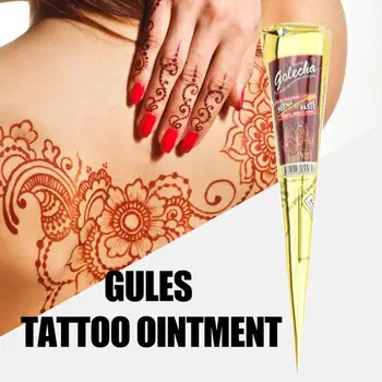 Črna/ Bela/ Rjava/ Temno Rdeče Mehndi Prilepite Stožci Body Art Nalepke Mehndi Barve Telesa Naravni Zeliščni Henna Stožci Začasni Tattoo