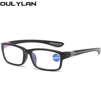 Oulylan Anti Modra Svetloba Obravnavi Očala Ženske Moški Modni TR90 Presbyopia Kvadratnih Photochromic Polarizirana Očala +1.0 +1.5 2.0