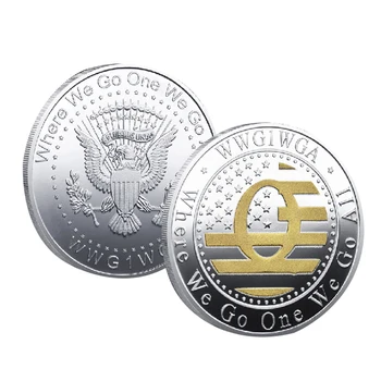 Ameriški Spominski Kovanci, Kam Gremo Eno Gremo Vsi Ameriški Q Kovancev Srebrnih Kovancev Za Zbiranje Spominkov