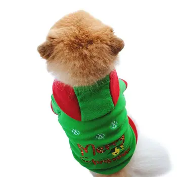 Božič Psi Plašč Moda Ljubek Pes Domače Mačke Oblačila Mucek, Psiček Pet Hoodies Oblačila