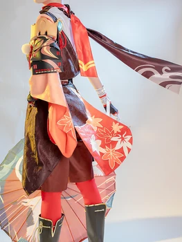 SBluuCosplay Igra Genshin Vpliv Kaedehara Kazuha Cosplay Kostum Lep Natisnjeni Kimono Boj Proti Enotno Vlogo Igrajo Oblačila