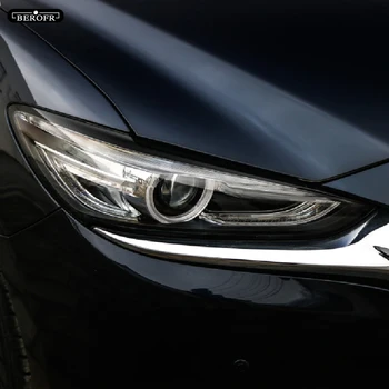 Avtomobilski Žarometi Varstvo Odtenek Film Dima Črno Transparentno TPU Nalepke Za Mazda 6 Atenza 2019 2020 Dodatki