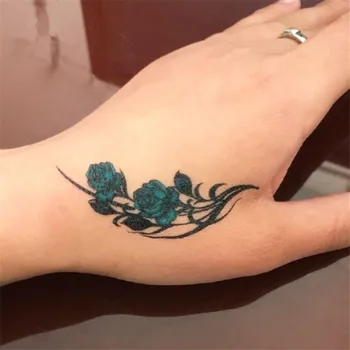 Nepremočljiva Začasni Tattoo Nalepke mandala henna bird perja body art tatto flash tattoo ponaredek tetovaže za dekle ženske moški