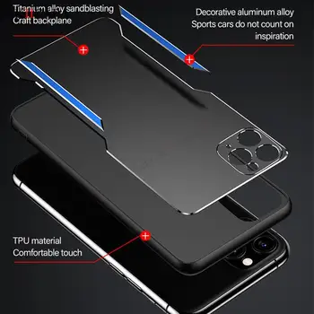 Mat Kovinski Oklep Shockproof Primeru Za Xiaomi Mix 4 Mi 11 Ultra 10T Lite 10 10 Pro Mehko Odbijača Kritje za Redmi Opomba 10 5 G 9 Pro