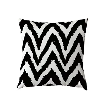 Priljubljena Zebra Belo Blazine Zajema Geometrijske Tristranska Akvarel Dekoracijo Za Dom Dnevna Soba Breskev Kože Vrgel Blazino Primerih