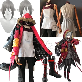 Igre Anime Arknights Projekt Red Cosplay Kostume RHODES ISLAND Bojne Obleke Enotne Halloween Za Ženske, Dekleta Lasulje čevlji Čevlji