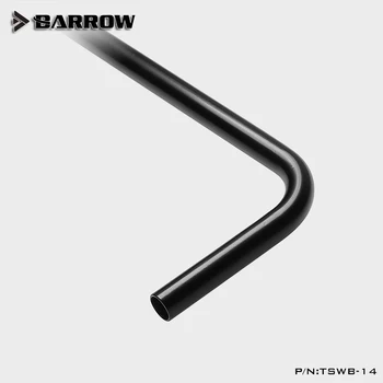 Barrow, Kovinske Cevi(ID12mm + OD14mm)1mm Debeline ravne cevi pre-ukrivljen 90 stopinj bakrene cevi črne vode hladi TB14-490 TSWB-14