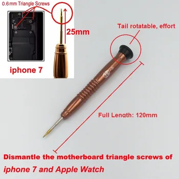 Tajvan YangSheng Y Slog 0,6 mm Trikotnik Izvijač 25*120mm Popravila Orodja Za Matično ploščo iphone 7 & Apple ura