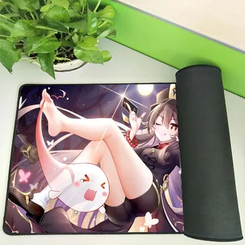 Genshin Vpliv Anime Velike Mouse Pad Xxl Gume Non-slip Tabela Mat Zvezek Tipkovnico Urad Gaming Oprema Pc Anime Preprogo