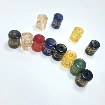 JunKang 25pcs mešani serije akril Budistični spisi napisi valjaste kroglice nakit, izdelava DIY zapestnico, ogrlico