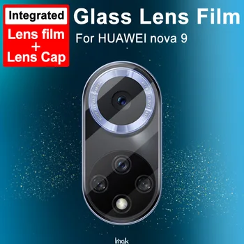Imak 1 nastavite HD Abrazijsko Odpornega Stekla Objektiva Črni Film za Huawei nova 9 Fotoaparat Zaščitnik