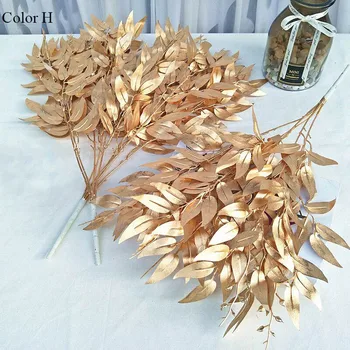 Umetni willow šopek ponaredek listi za Dom Božič poročno dekoracijo jugle stranka willow trte umetno listje rastlin venec