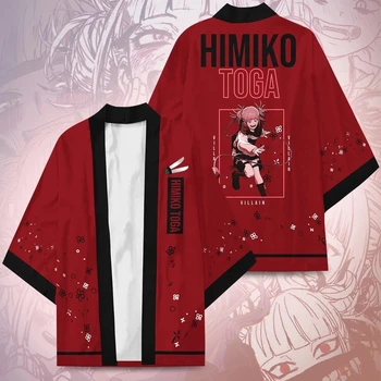 Novi Anime Moj Junak Univerzami Midoriya Izuku Cosplay Kostume Kimono Himiko skorpion, no toga Suknjič Jopico pižamo kopalni plašč Teens Haori Plašč